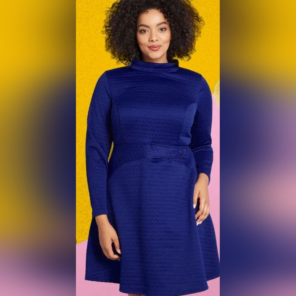 ModCloth - Royal Blue Dress - 2X